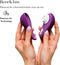 Womanizer Liberty 2 Pleasure Air-speeltje – Clitoriszuigingsvibrator met 8 zuigsnelheden – Clitorisstimulator – Clitoriszuigingsspeeltje – Waterdicht Vibrator voor vrouwen – Oplaadbaar - Paars