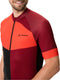 Vaude Posta FZ Tricot fietsshirt korte mouwen rood heren
