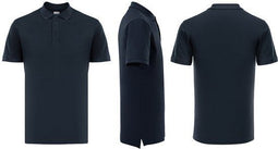 Milanoro - Luxe polo voor heren - Ademend en elastisch - Navy - XL