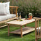 Exotan Bijzettafel Buiten - Bamboe - Naturel - 44x110x70
