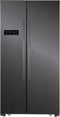 Frilec BONNSBS-646-040EDI - Amerikaanse koelkast - 518 liter - Dark Inox