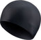 Nike Long Hair Silicone Badmuts - Zwemcap - Hypoallergeen - Zwart