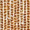 vidaXL - Vliegengordijn - 90x200 - cm - chenille - okerkleurig - en - wit