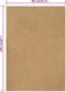 vidaXL - Vloerkleed - rechthoekig - 80x160 - cm - jute - naturel