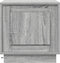 vidaXL - Nachtkastjes - met - LED-verlichting - 2 - stuks - Grijs - Sonoma - 44x34,5x45 - cm
