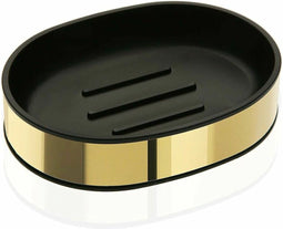 Zeepbakje Goud Metaal (11 x 8,5 x 2 cm)