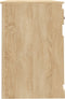 vidaXL - Bureau - met - lade - 115x50x75 - cm - bewerkt - hout - sonoma - eikenkleurig