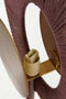 Mica Decorations Wandlamp Helge - 26x12x39 cm - Jute - Bruin