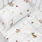 Set beddengoed HappyFriday HF Mini Woods Animals Multicolour Wieg voor baby's 2 Onderdelen