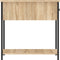 vidaXL - Nachtkastje - 30x60x60 - cm - bewerkt - hout - sonoma - eikenkleurig