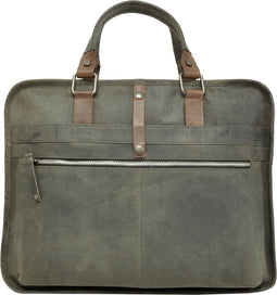 Berba Laptoptas Barbarossa Leer - groen