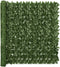 vidaXL - Balkonscherm - met - donkergroene - bladeren - 300x150 - cm
