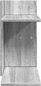Bureau organiser 42x21,5x42 cm bewerkt hout grijs sonoma eiken