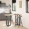 vidaXL - Bartafelpoten - 2 - st - T-vormig - 60x35x(90-91) - cm - staal - antraciet