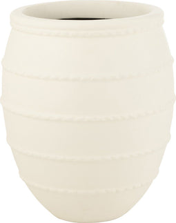 J-Line bloempot Terracotta - keramiek - wit - Ø 59 cm