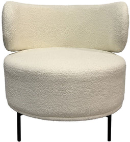 Versa - Leunstoel - Hout MDF 70 x 68 x 73 cm - Wit