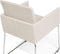 Set van 2 eetkamerstoelen GOMEZ Beige