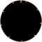 vidaXL - Tuinspiegel - rond - 40x2,5 - cm - ijzer - zandkleurig
