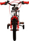 Volare Thombike - Kinderfiets - 14 inch - 2 Handremmen - Zwart Rood