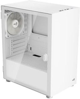 Aerocool CS-111 - Micro-ATX Behuizing - Gehard glas - Wit
