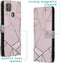 iMoshion Hoesje Geschikt voor Motorola Moto G9 Power Hoesje Met Pasjeshouder - iMoshion Design Softcase Bookcase - Goud / Roze / Pink Graphic