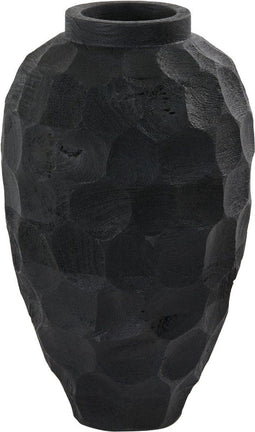 Light & Living Vaas Bontoc - Zwart - Ø23cm - Modern