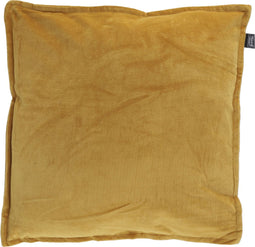 In The Mood Collection Charme Sierkussen - L50 x B50 cm - Zacht katoen - Okergeel