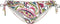 Cyell Wajang Floral - Bikinibroekje Laag - Ruches - Wit