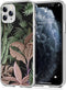 iMoshion Hoesje Geschikt voor iPhone 11 Pro Hoesje Siliconen - iMoshion Design hoesje - Groen / Roze / Dark Jungle