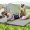 Coast Opvouwbaar Campingmatras - Memory Foam - Antislip Onderzijde - Grijs 74 x 30,5 x 6,5 cm