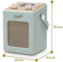 Roberts Radio Revival Mini 2 - DAB DAB+ FM Radio - Bluetooth - Duck Egg