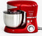 Royalty Line® PKM1600 Keukenmachine - 6 Liter - Keukenrobot - Mixer Met Mengkom - 1600W Keukenmixer - Rood