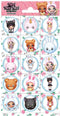 Funny Products Stickers Na!na!na! 20 X 10 Cm Papier Roze 15 Stuks