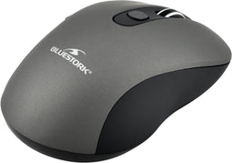 Bluestork M-WL-OFF60 - Draadloze Muis - 1600 DPI - Zwart Grijs