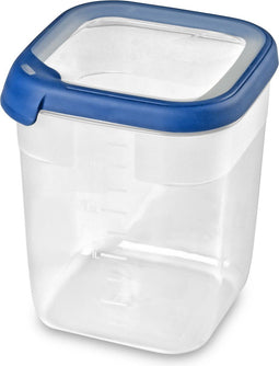 Curver Grand Chef Eco Vershoudbakje - 2,6L - Vierkant - Transparant/Donkerblauw