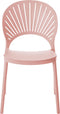 Beliani OSTIA - Tuinstoel set van 4 - Roze - Kunststof