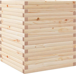 vidaXL - Plantenbak - 60x60x68,5 - cm - massief - grenenhout