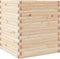 vidaXL - Plantenbak - 60x60x68,5 - cm - massief - grenenhout