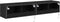 vidaXL - TV - Wandkasten - met - LED-verlichting - 2 - stuks - Zwart - Eiken - 80x35x31 - cm