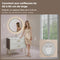 S'afielina Ronde Badkamerspiegel met LED Verlichting Zwart Ø60 x 3 cm - Dimbaar - Anti Condens -