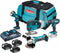 DLX4051PM1 - DHP482 klopboormachine + DJV180 decoupeerzaag + DGA452 Haakse slijper | 3x 18v 4.0Ah Li-ion
