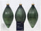 Olijf glas d6h13 cm dennengroen 3st