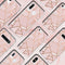Hoesje Siliconen Geschikt voor iPhone X / Xs - Design Backcover siliconen - Meerkleurig / Pink Graphic