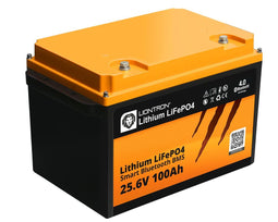 LIONTRON LiFePO4 batterij 25.6V 100Ah - vervanging voor 24V loodaccu's - Bluetooth monitoring