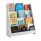 SoBuy KMB32-W - Kinderboekenkast - 4 Opbergvakken - Wit 80x88x30 cm