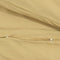 vidaXL - Dekbedovertrekset - 200x200 - cm - katoen - taupe