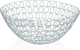 Fruitschaal Versa Eris Blauw Metaal Staal (28 x 12 x 28 cm)