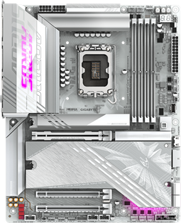 Gigabyte Z890 AORUS ELITE X ICE (rev. 1.0) - Moederbord - Intel LGA 1851 - DDR5 - ATX - Wi-Fi 7 - Bluetooth 5.4