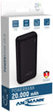 Ansmann PB212 - Powerbank 20000 mAh - 2 USB-poorten - Zwart