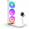 NZXT Kraken Plus 360 RGB - AIO-vloeistofkoeler - LCD-display RGB-ventilatoren - Wit